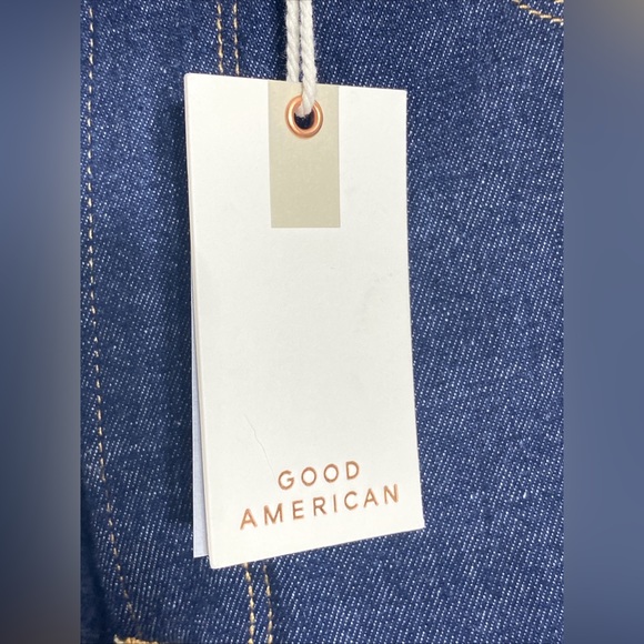 Good American x Calik Denim WOMEN’S DENIM ETHICAL BLUE 04 JEANS Sz 6-12 NEW NWT! - Picture 4 of 9